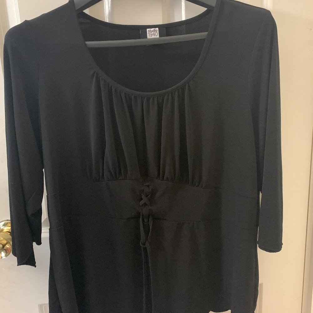 Studio 1940 black dress shirt